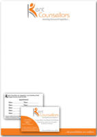 Kent Counsellors Stationery - Letterhead & Double-Sided Business Card